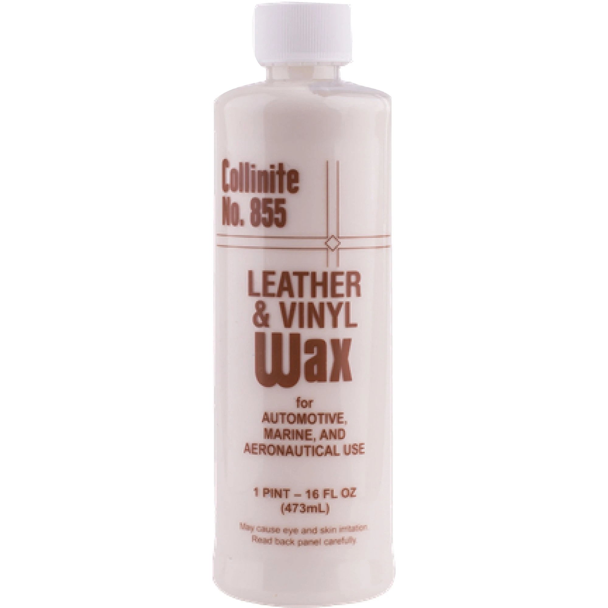 855 Leather And Vinyl Wax - 16 Ounce Pint For Ultimate Protection