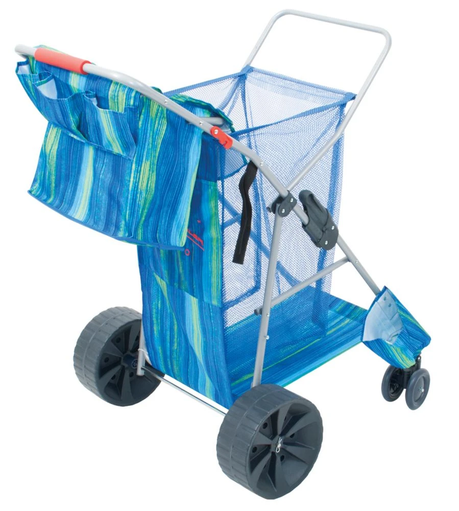 Deluxe Wonder Wheeler Beach Cart, 32 In. H X 24.5 In. W X 33 In. D