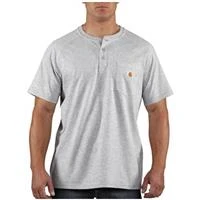 Men's Force Cotton Delmont Short Sleeve Henley Shirt - Xxl Regular - Navy