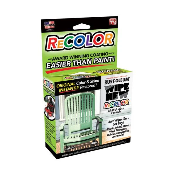 Wipe New Rust-oleum R6pcrtlkit Recolor Paint Restorer With Wipe-on Applicator
