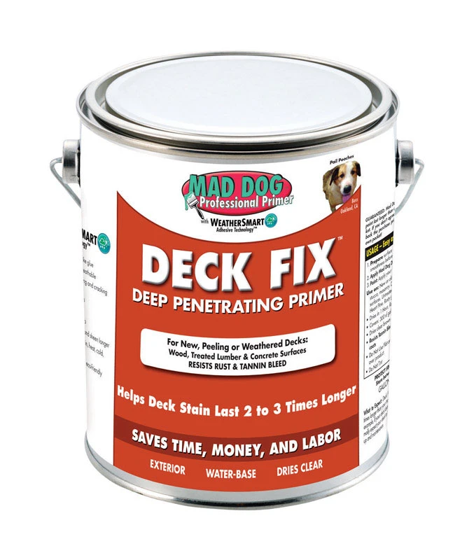 Deck Fix Clear Water-based Acrylic Latex Deep Penetrating Primer 1 Gallon