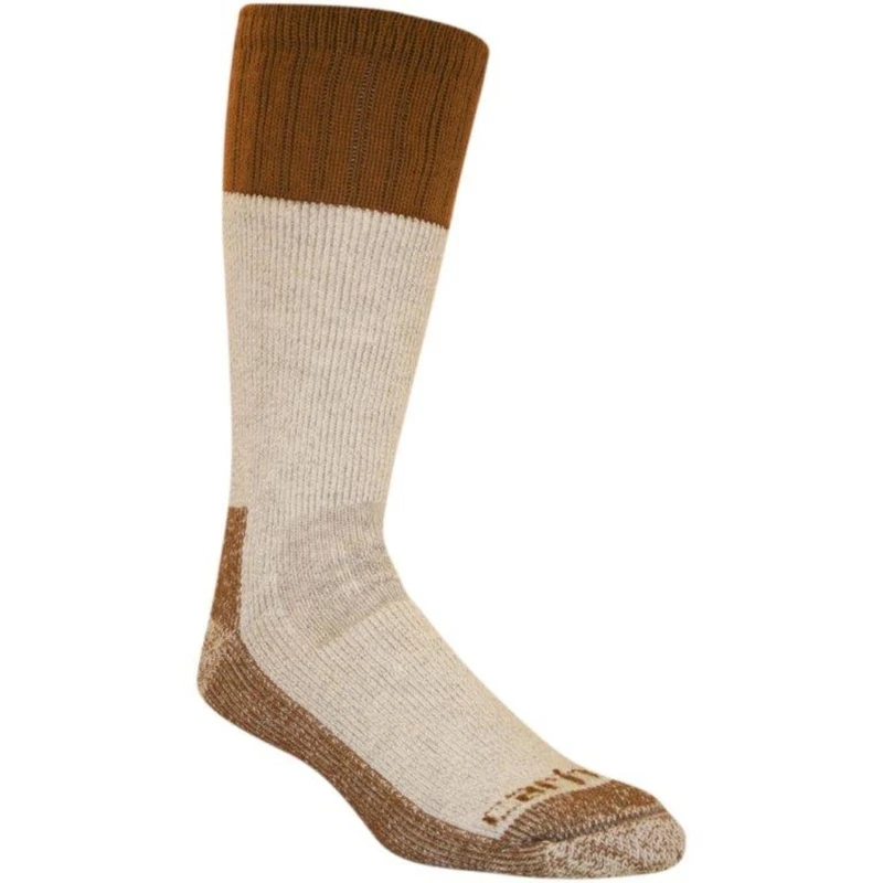 Carhartt Men's Cold Weather XL Crew Socks Brown
