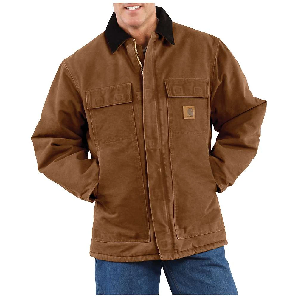 Men's Sandstone Traditional Coat - Xl - Arctic Quilt Lined - Carhartt Brown