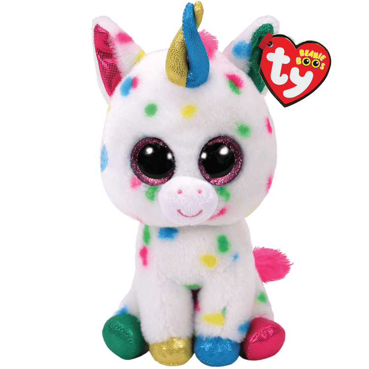 Beanie Boos Harmonie The Speckled Unicorn - 6 Inch Plush Toy
