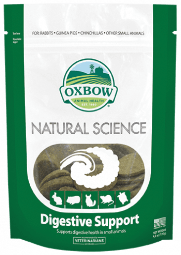 Oxbow Natural Science Digestive Support Hay Tabs, Count of 60