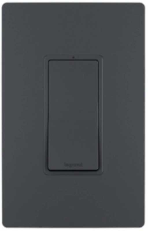 Single Pole Light Switch, Graphite, 15A