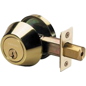 Dso-0603 2.12 In. Polished Brass Single Cylinder Deadbolt