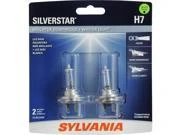 2-PK SYLVANIA H7 SilverStar High Performance Halogen Headlight Bulb