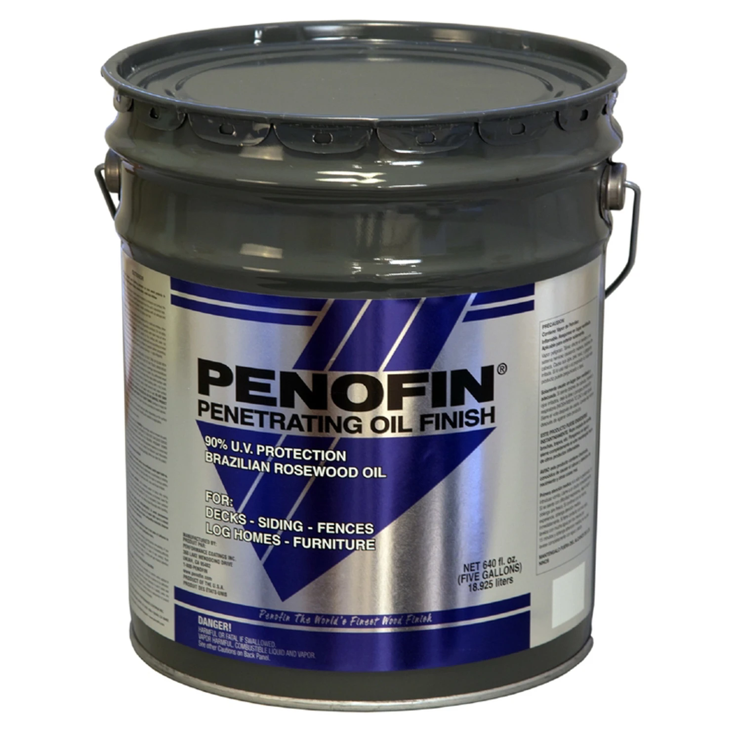 Semi-transparent Western Red Cedar Oil-based Wood Stain 5 Gallon Container
