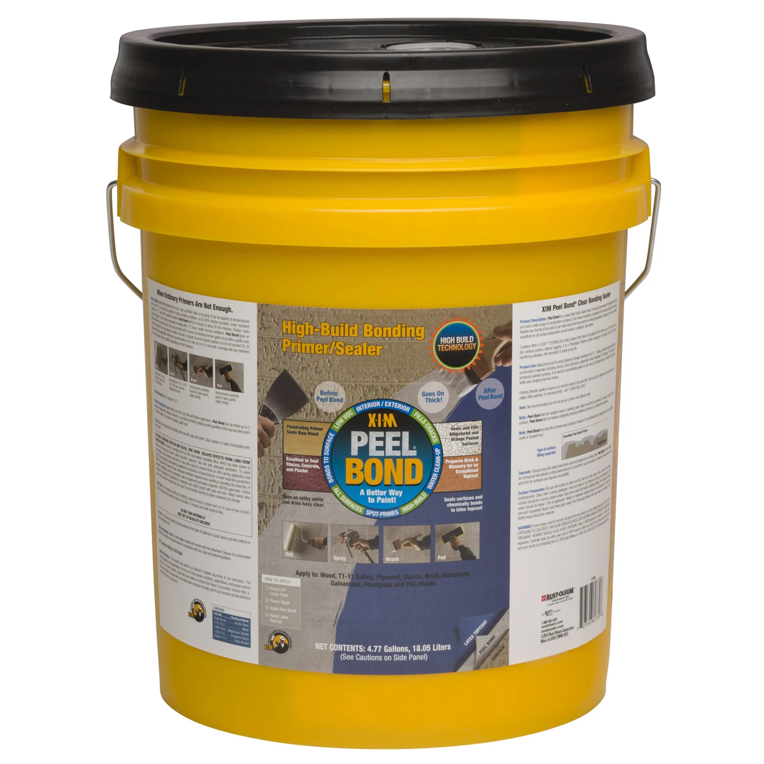 Peel Bond Clear Acrylic Primer And Sealer 5 Gallon Container