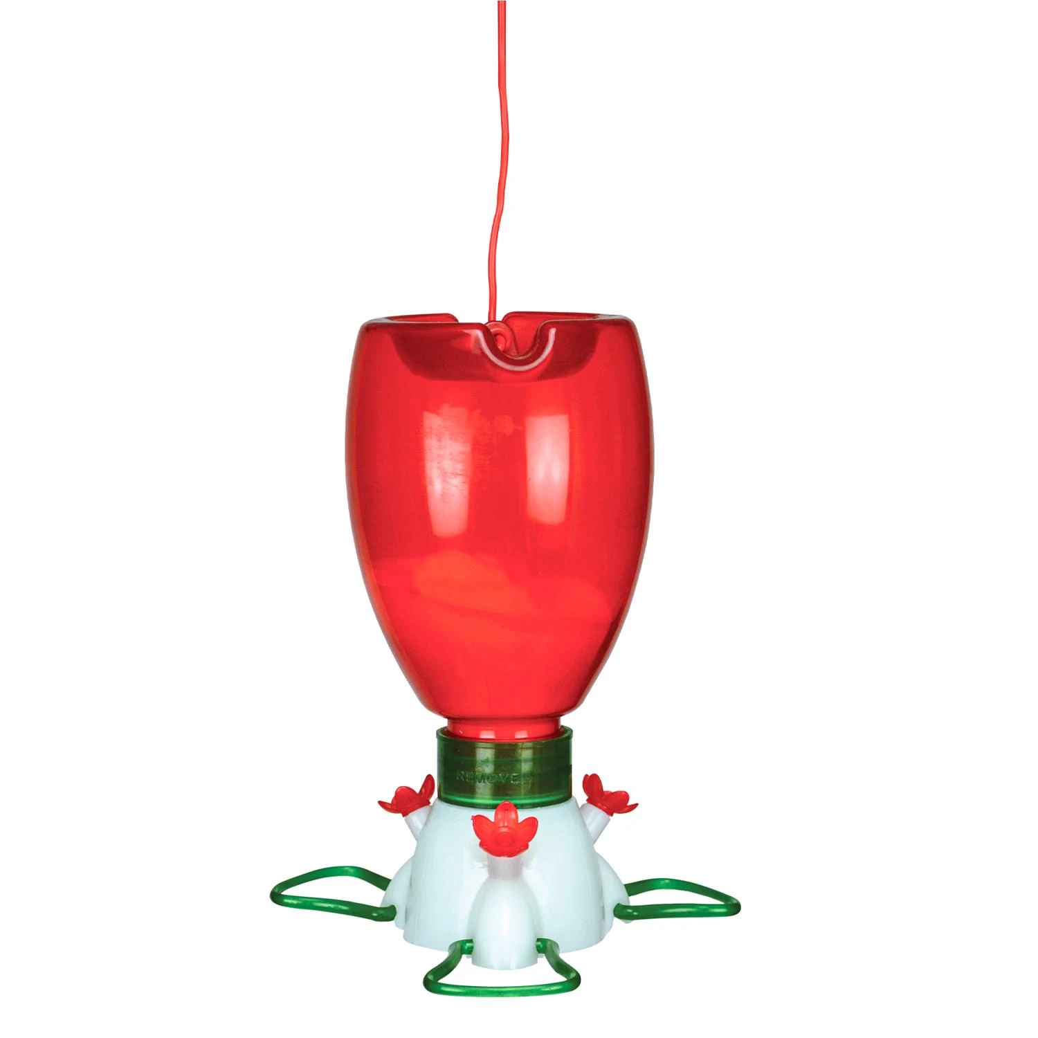 Se952 Big Red Hummingbird Feeder With 3 Ports, 10 Oz Capacity