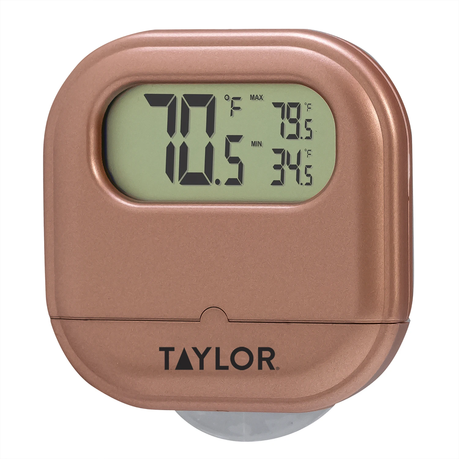 Taylor Digital Thermometer With Suction Cup, Assorted Colors, 2.76 In.
