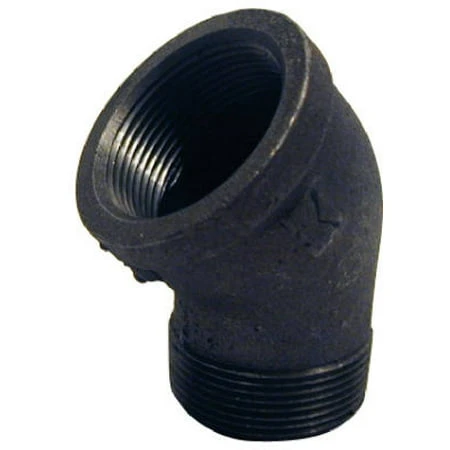B-S4507 Black Street Elbow - 0.75 in.