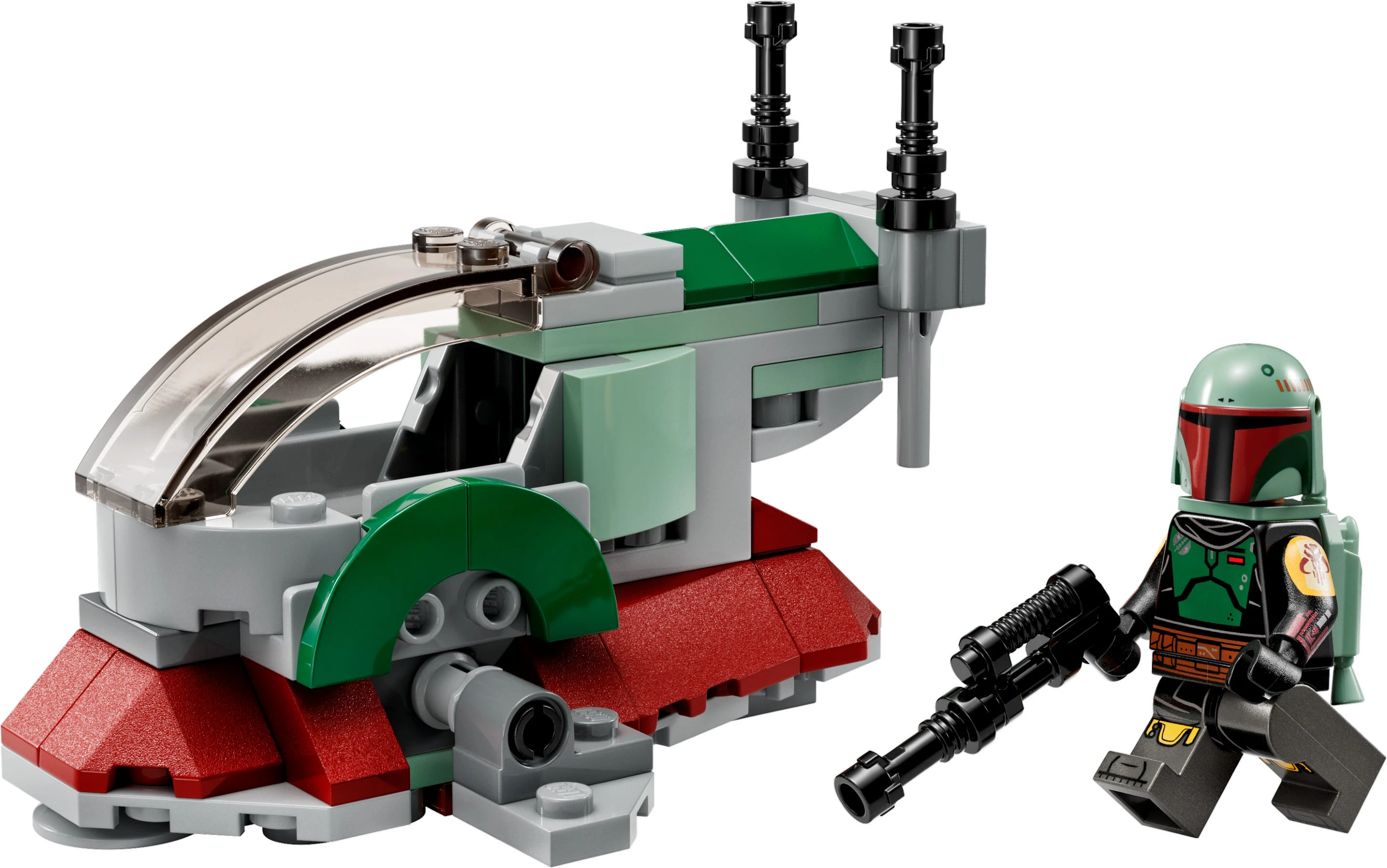 Star Wars Boba Fett's Starship Microfighter Building Toy Set 75344