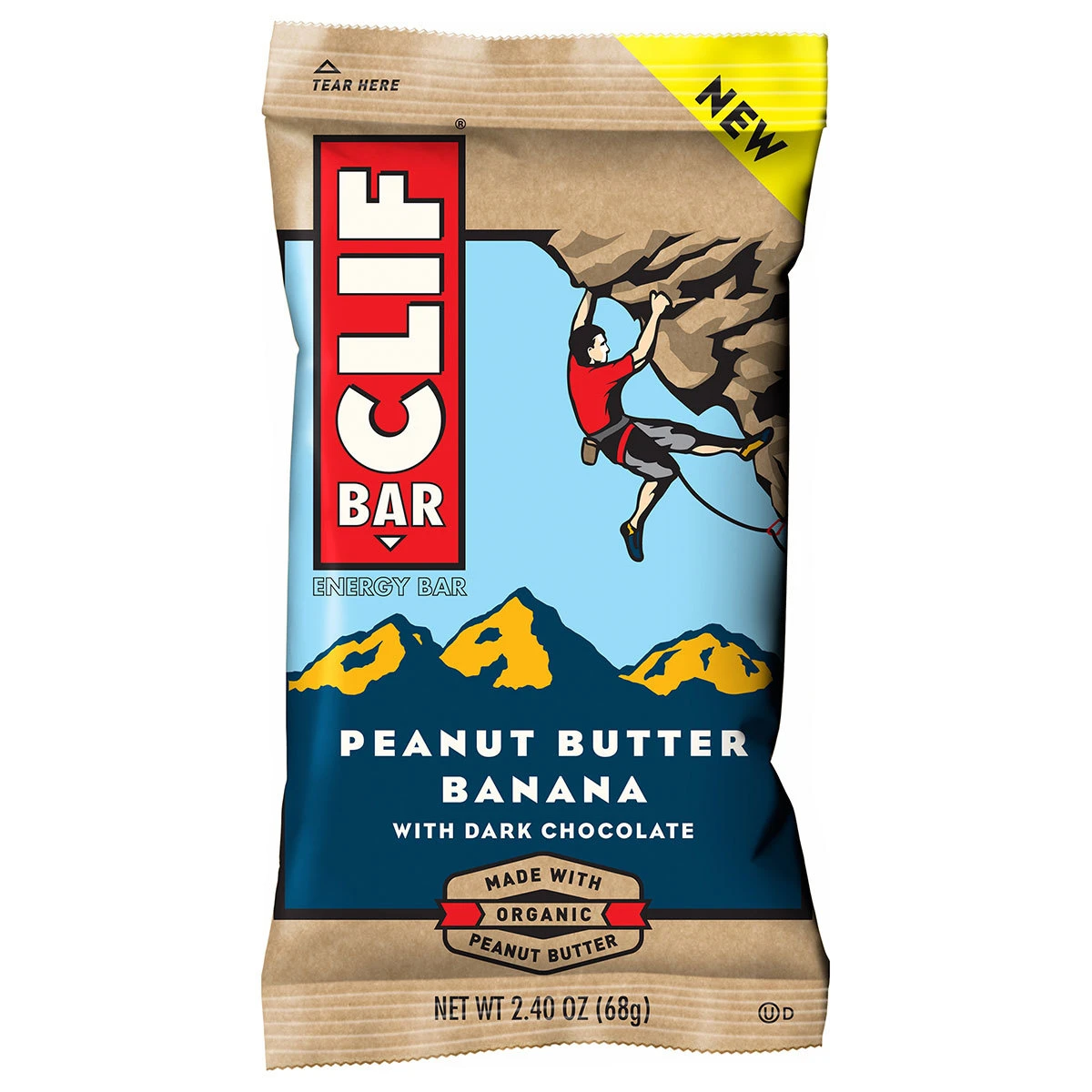 Bar Peanut Butter Banana Dark Chocolate Energy Bar - 2.4 Oz