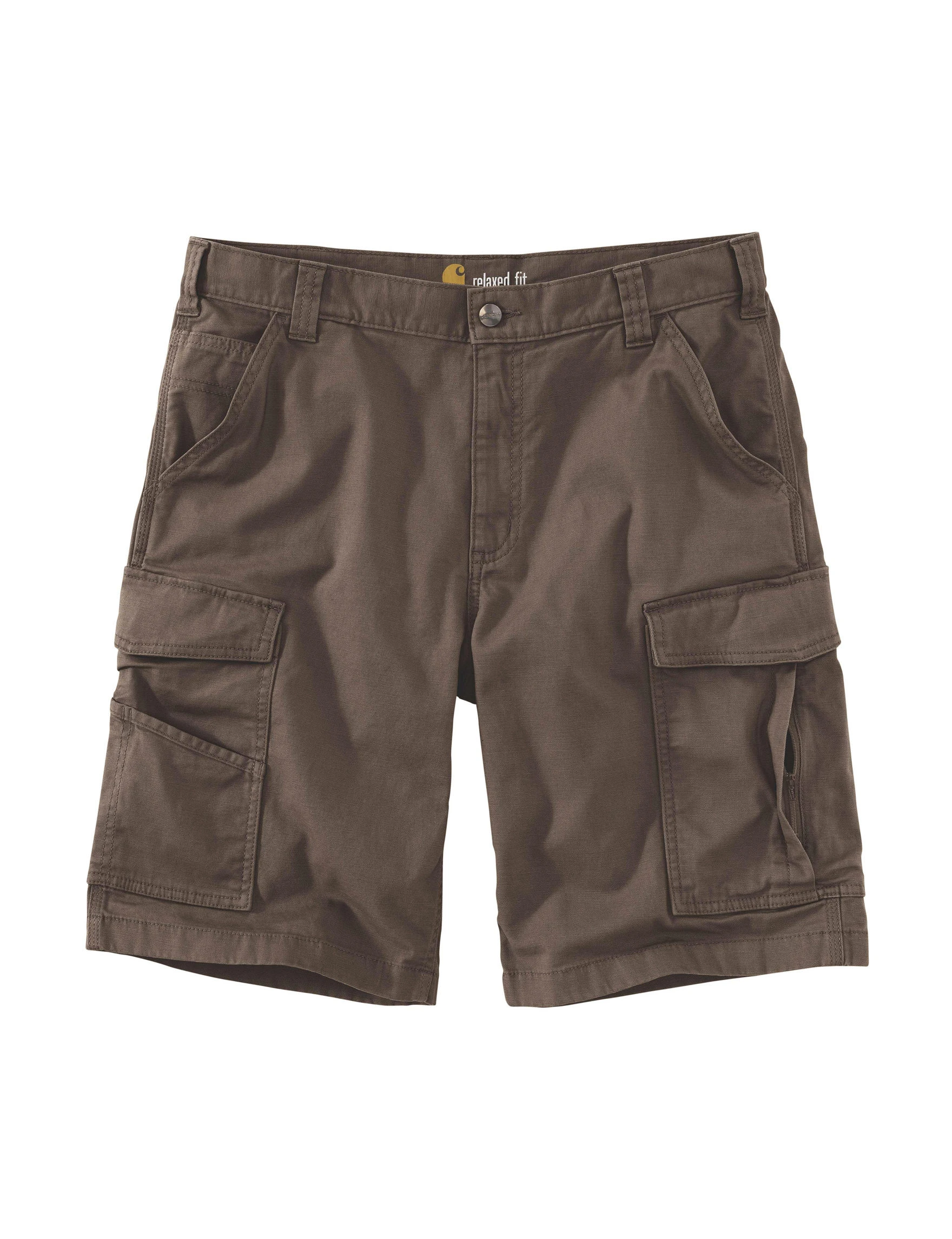 Men's Rugged Flex Relaxed Fit Canvas Cargo Work Short W30 Tarmac