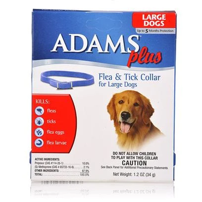 Adams Plus Flea & Tick Collar For Large Dogs - Model 3006025