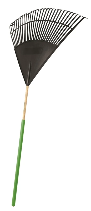34590 Lawn/leaf Rake, 30 Tine Poly Tines, 48 In Wood Handle