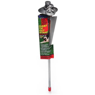 Titan Giant Fin Tie Out Stake 20 Inch Durable Steel