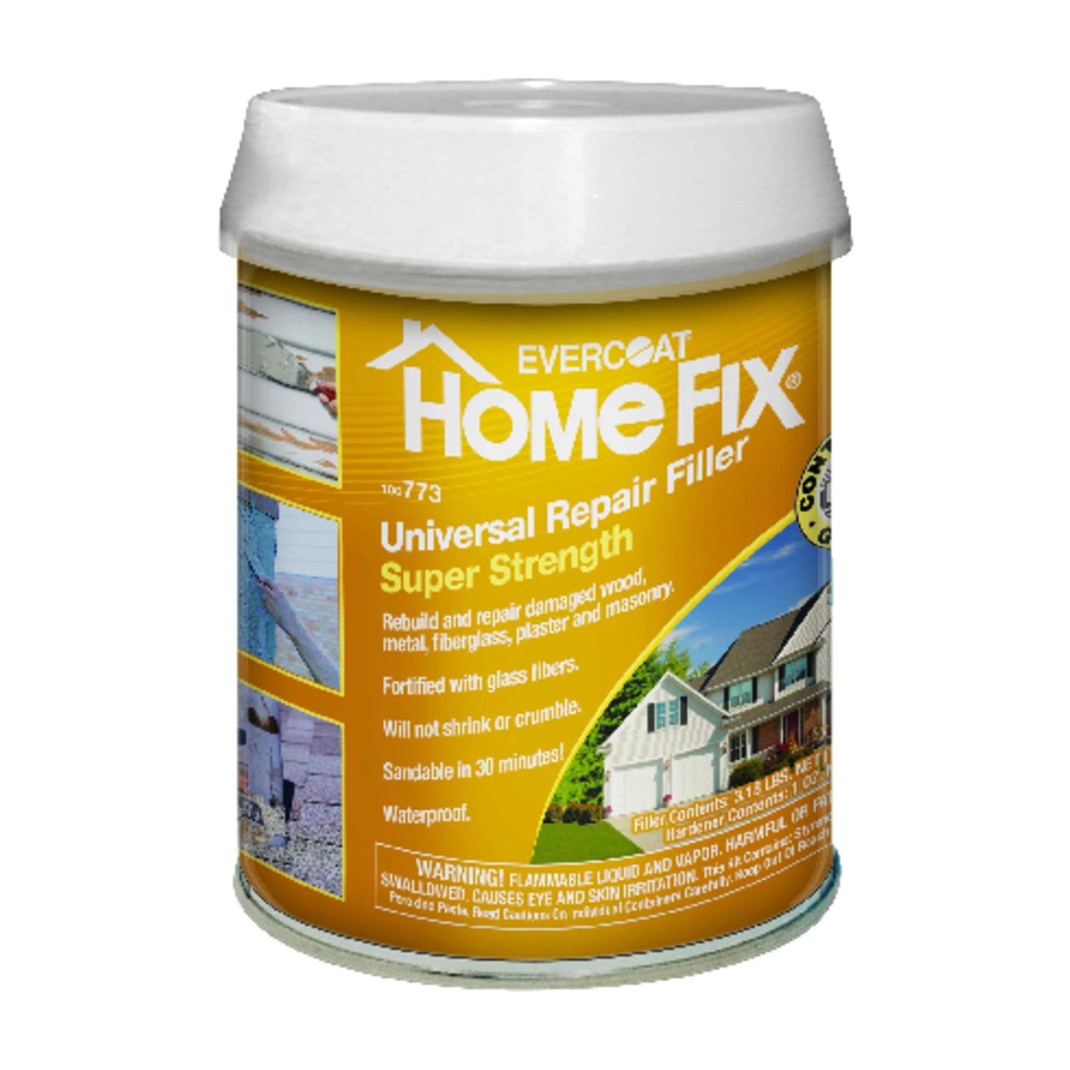 Home Fix Universal Repair Filler 1 Quart - Fiberglass Reinforced