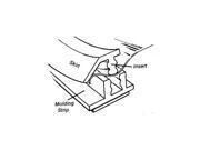Frost King 3/4 In. x 60 In. White Plastic Molding Strip