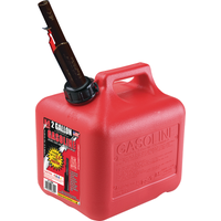 85023 2+ Gallon Red Gas Can For Safe Fuel Storage