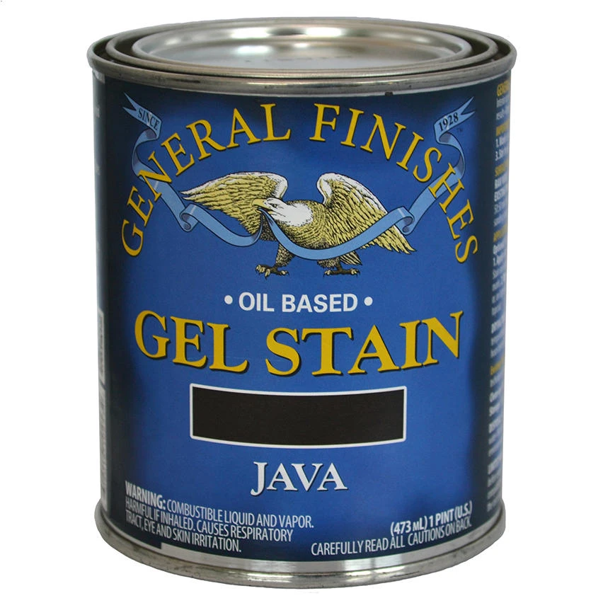 1-pint Java Oil-based Interior Wood Gel Stain By General Finishes