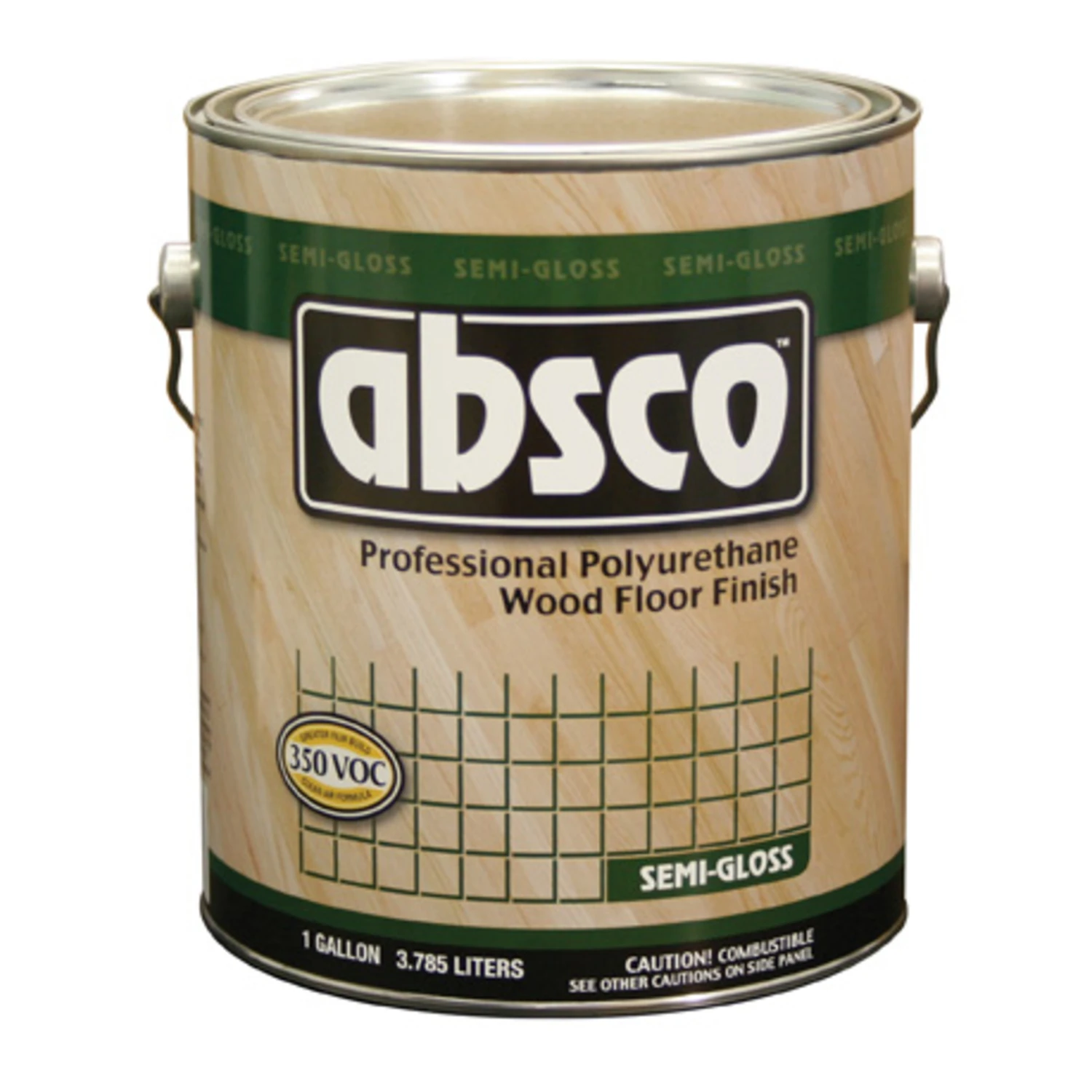 Semi-gloss Clear Polyurethane Wood Floor Finish 1 Gallon - Professional Quality