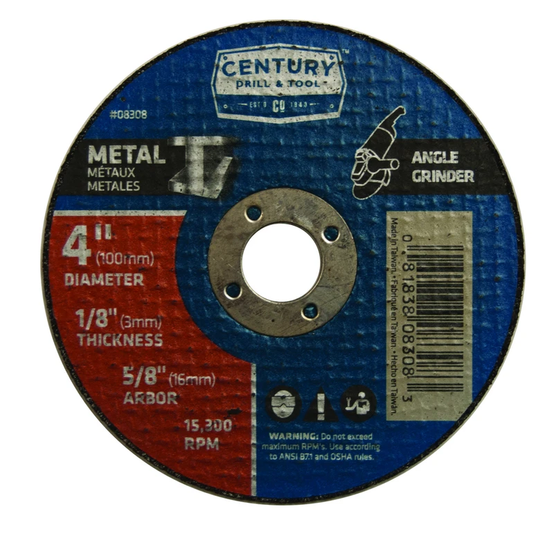 CUT WHEEL METAL 4X1/8IN