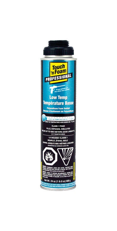 Amber Polyurethane Foam Sealant 24 Oz - All Purpose, Low Voc, Flexible