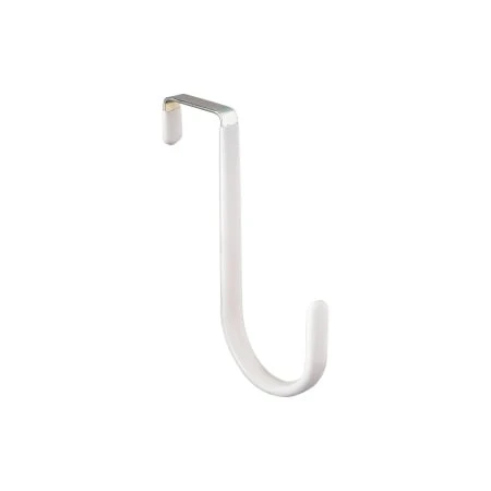 Over The Door Storage Hook, 5 Inch, Zinc Plated, White, Model 819430