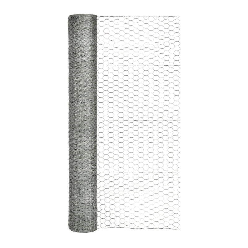48 In. H X 150 Ft. L Galvanized Steel Poultry Netting 1 In. Hex