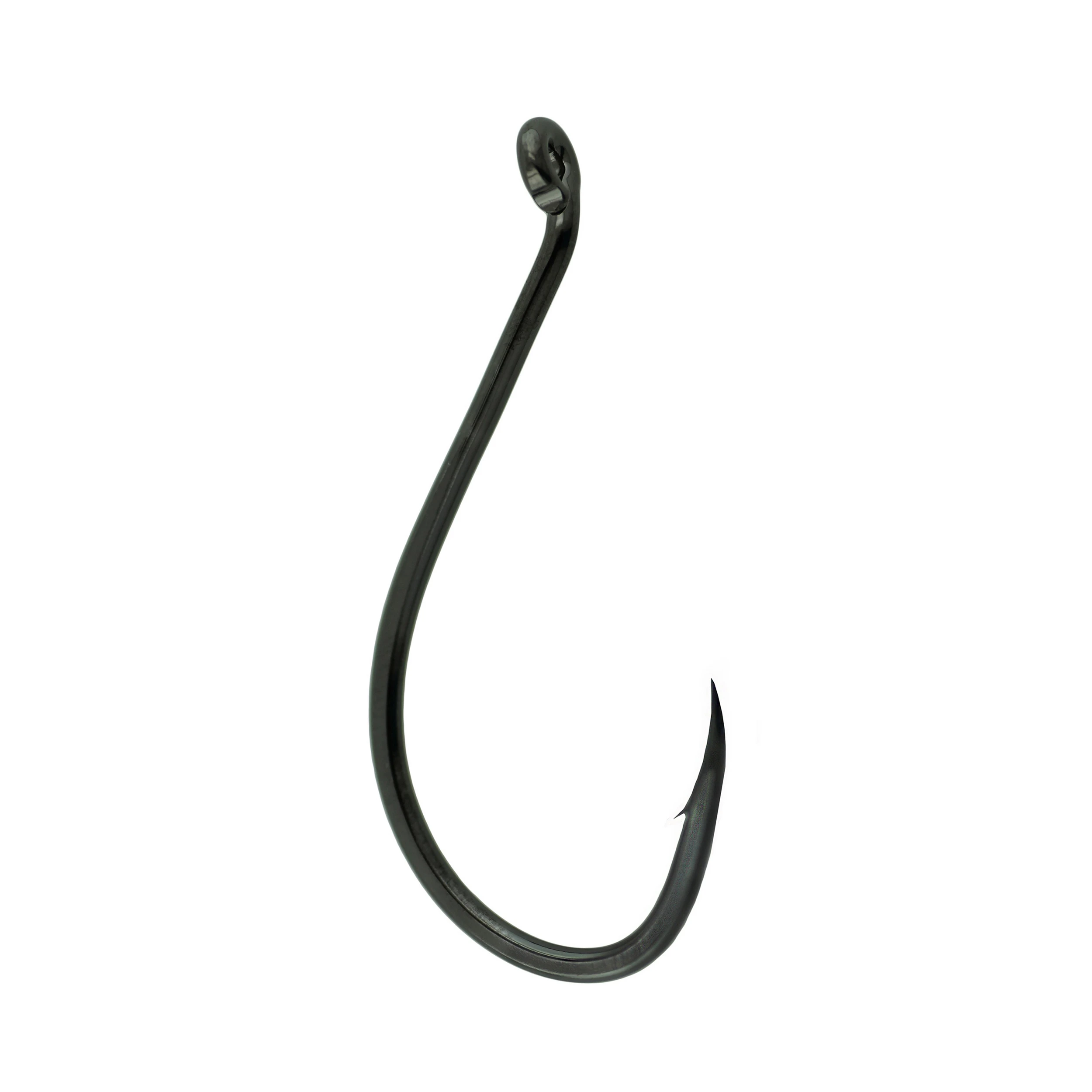 Gamakatsu 2410 Octopus Fishing Fish Hooks Nickel Black Size 1 8 Pack