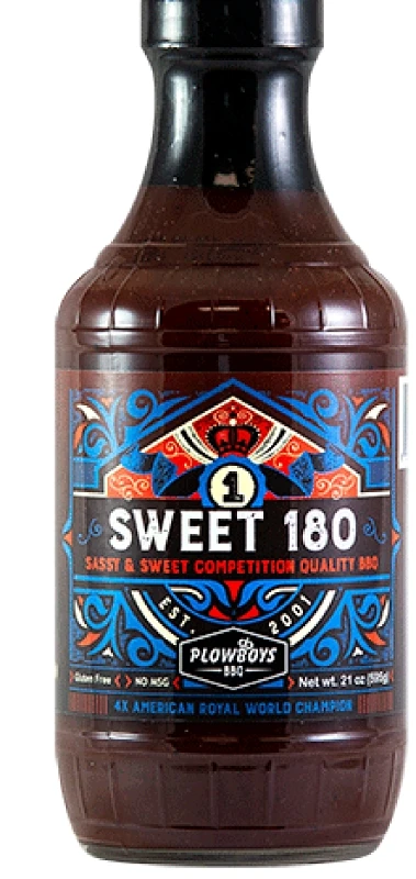 Bbq Sweet 180 Sweet & Sassy Bbq Sauce 16 Oz Bottle