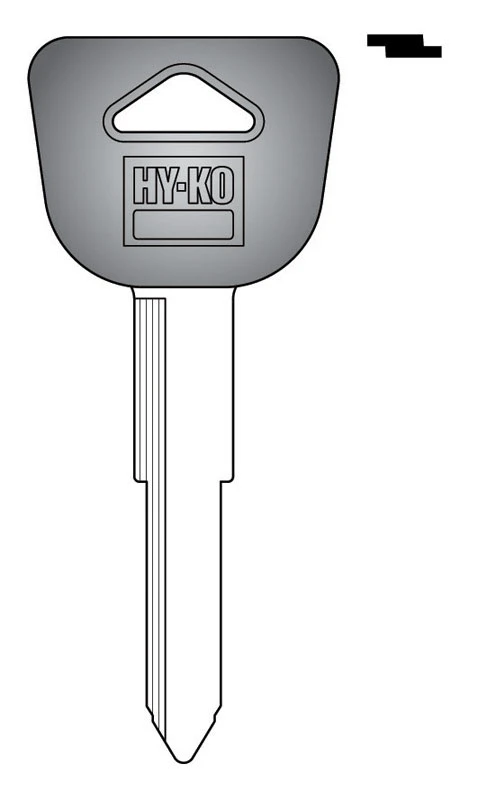 Hy-Ko Automotive Key Blank Double sided For Honda