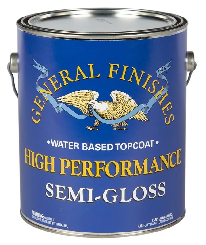 1 Gallon Semi-gloss High Performance Polyurethane Interior Topcoat By General Finishes