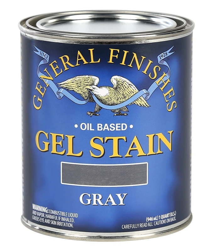 1 Quart Gray Oil-based Interior Wood Gel Stain By General Finishes