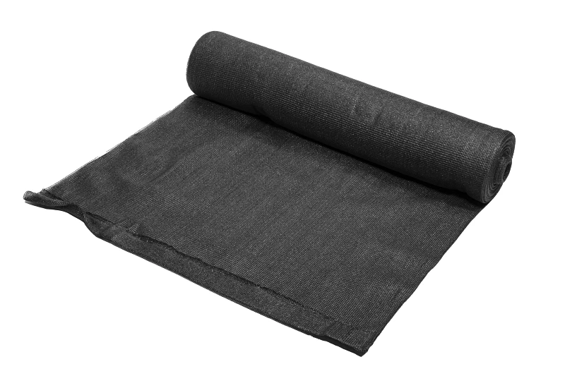 K6 6' X 100' Black Knitted Shade Cloth Roll - Uv Stabilized