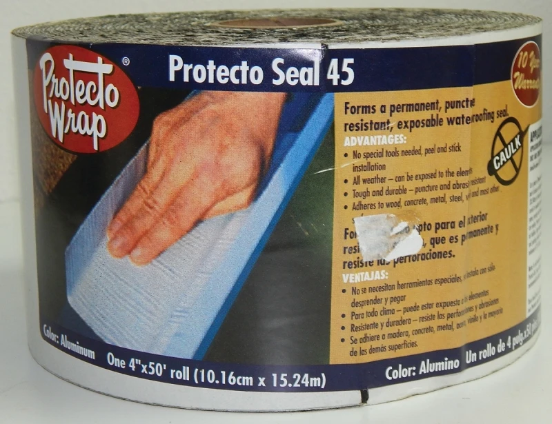 -45 Aluminum Self-adhering Waterproofing Membrane 2 In. X 50 Ft.