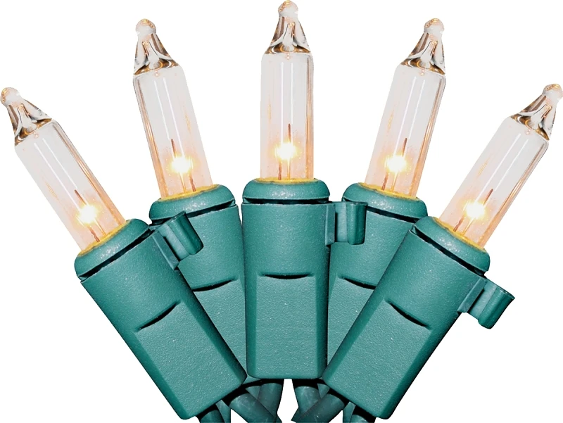 07528 Led Mini String Light Set, Clear, 25 Lights, Battery-operated
