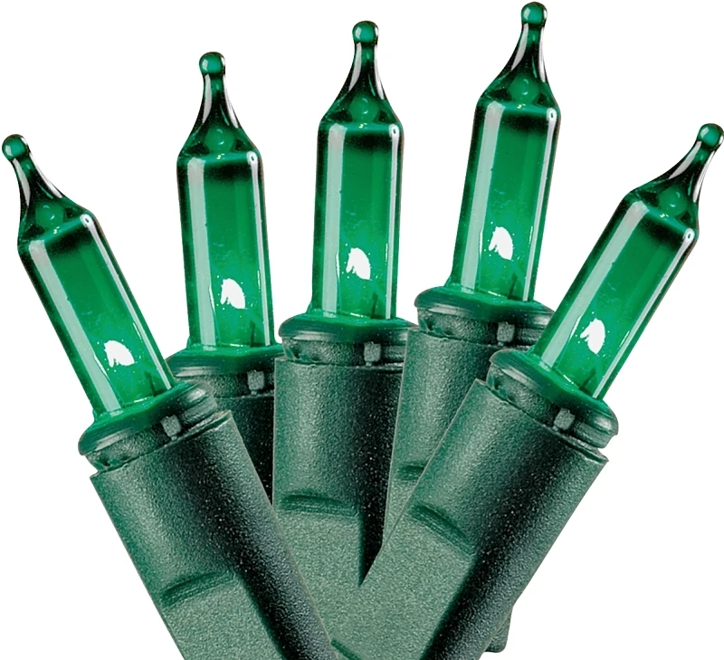 07525 Led Mini Light Set, 25 Lights, Green, Battery-operated