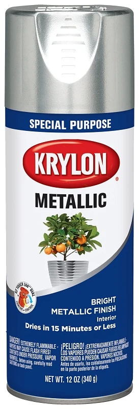 Metallic 11 Oz. Gloss Spray Paint In Bright Silver - Model K01401777