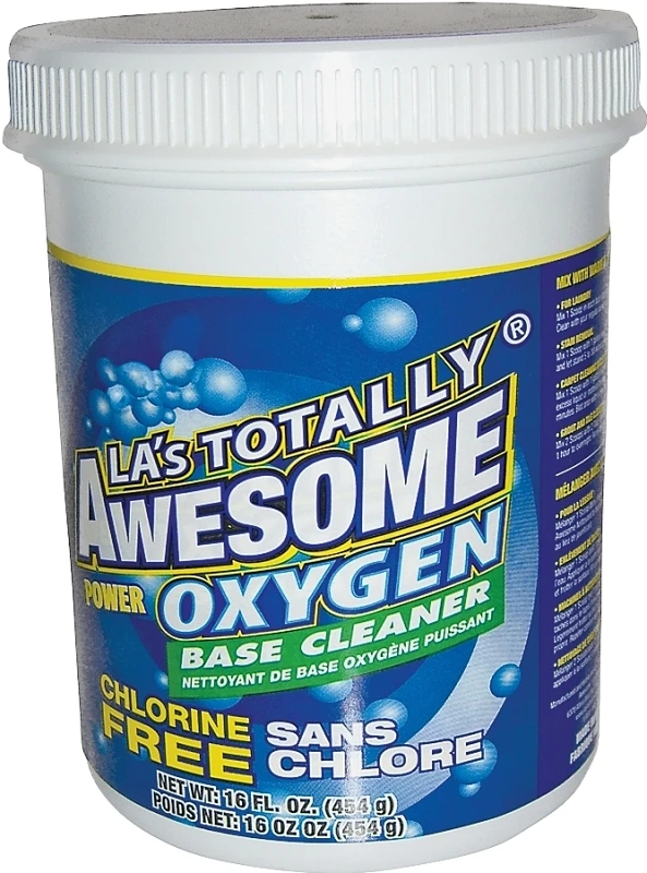 La's Totally Awesome Oxygen Cleaner Powder 16 Oz, Model 062, 12 Pk, Chlorine Free