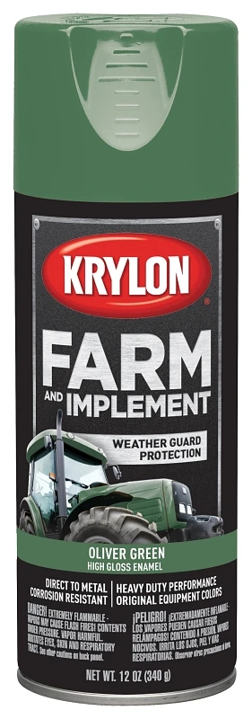 Farm & Implement Paint Oliver Green 12 Ounce Aerosol Spray