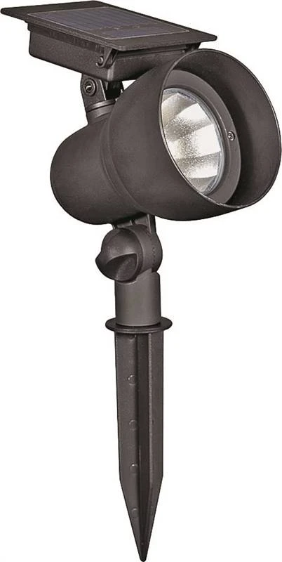 Solar Floodlight, 30 Lumens, Model Ss9p-p3-bk-1, Black