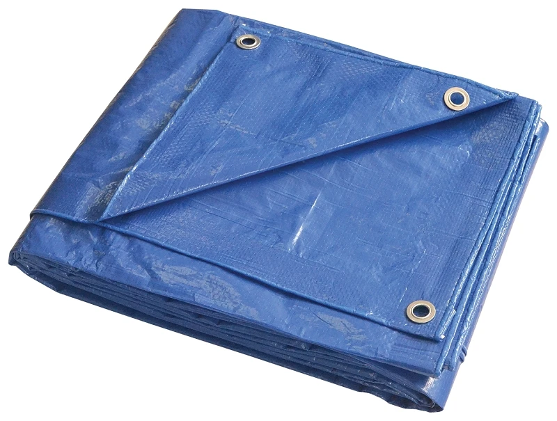T3040bb90 30' X 40' Medium Duty Blue Tarpaulin, 5 Mil Thick Polyethylene