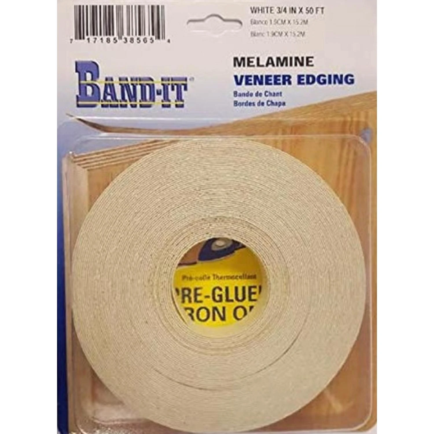 0.75 In. W X 25 Ft. L Prefinished White Birch Melamine Edge Banding