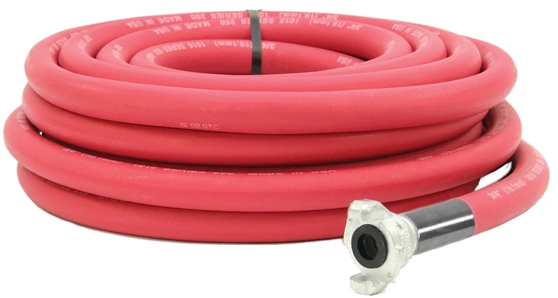 3/4" X 50" Airhose Rubber Universal Coupler - Model 1025-0750r-50-crs