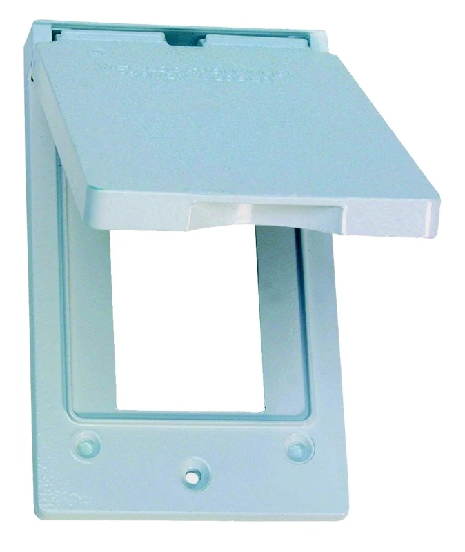 Bwf Fgv-1dcwv 1-gang Vertical Gfci Weatherproof Cover, 4-9/16 In X 2-13/16 In