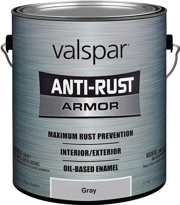 Anti-rust Industrial Alkyd Enamel - 1 Gallon Gray